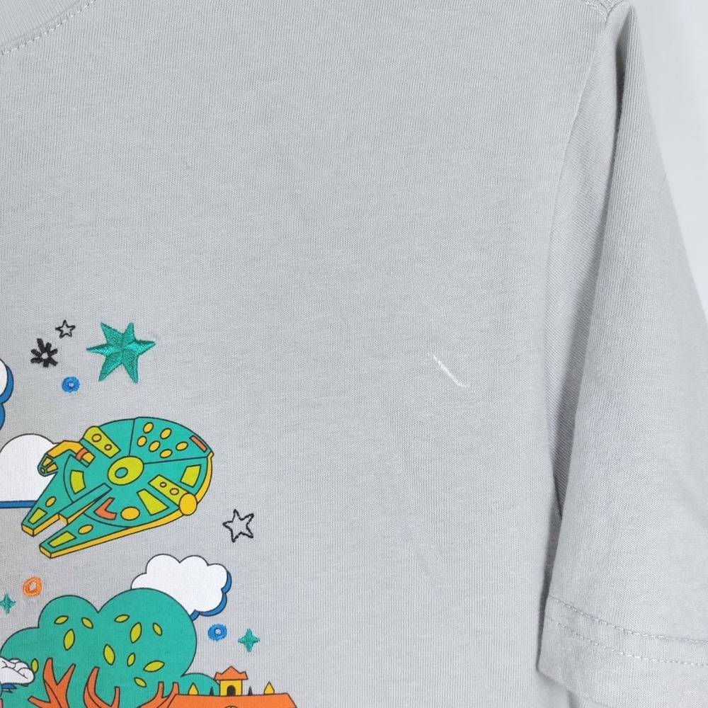 Disney Parks Play In The Park T-Shirt Gray Adult L Mickey Minnie Goofy Donald - Picture 4 of 7